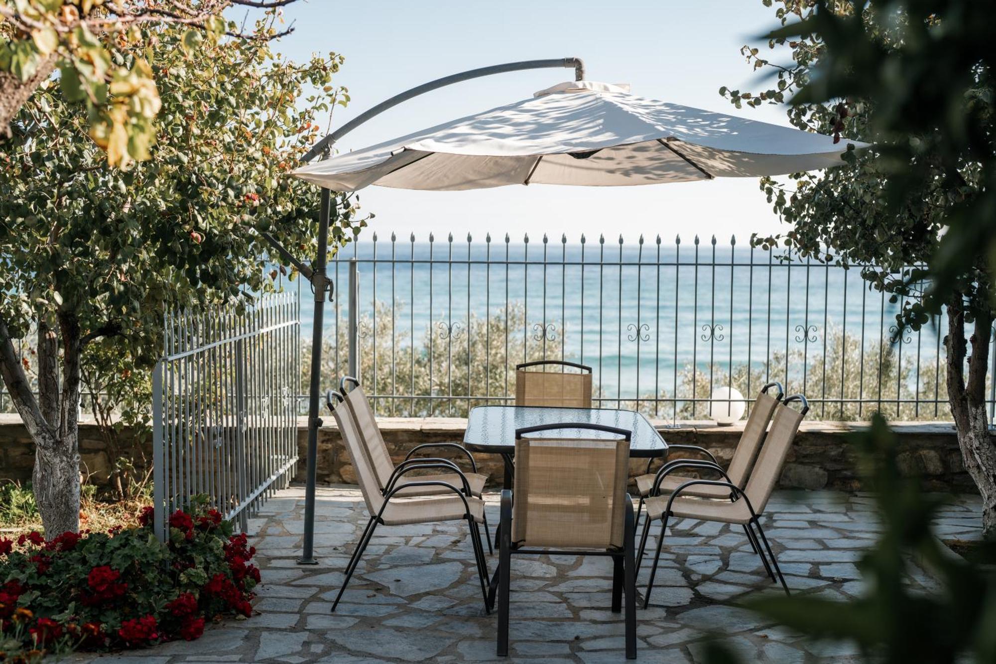 Aegean View Villa Loutra Elevtheron Ngoại thất bức ảnh