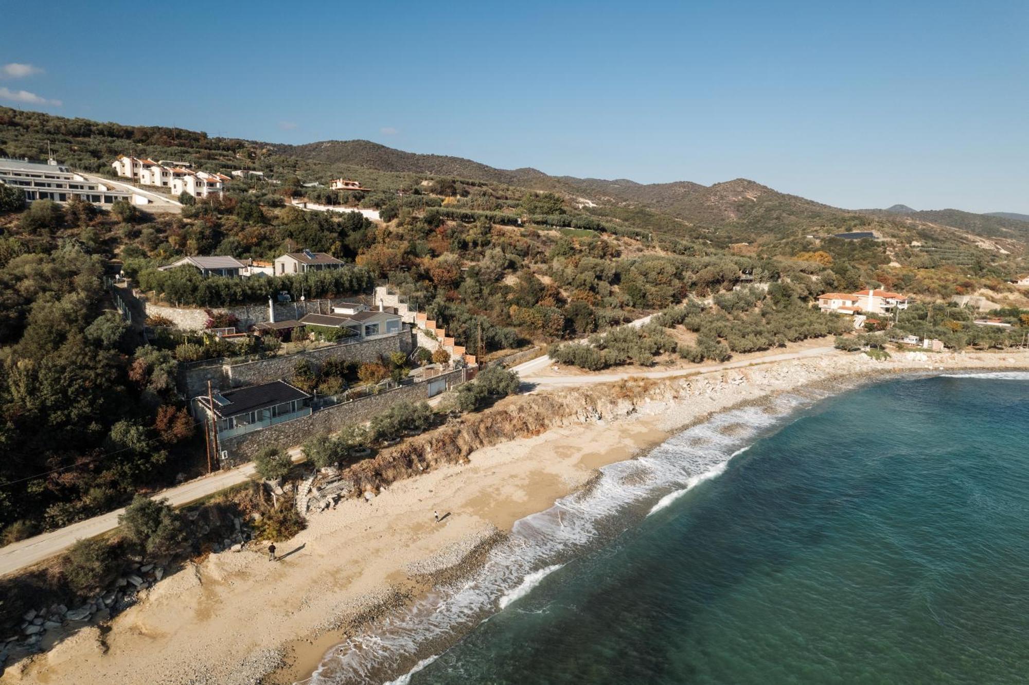 Aegean View Villa Loutra Elevtheron Ngoại thất bức ảnh