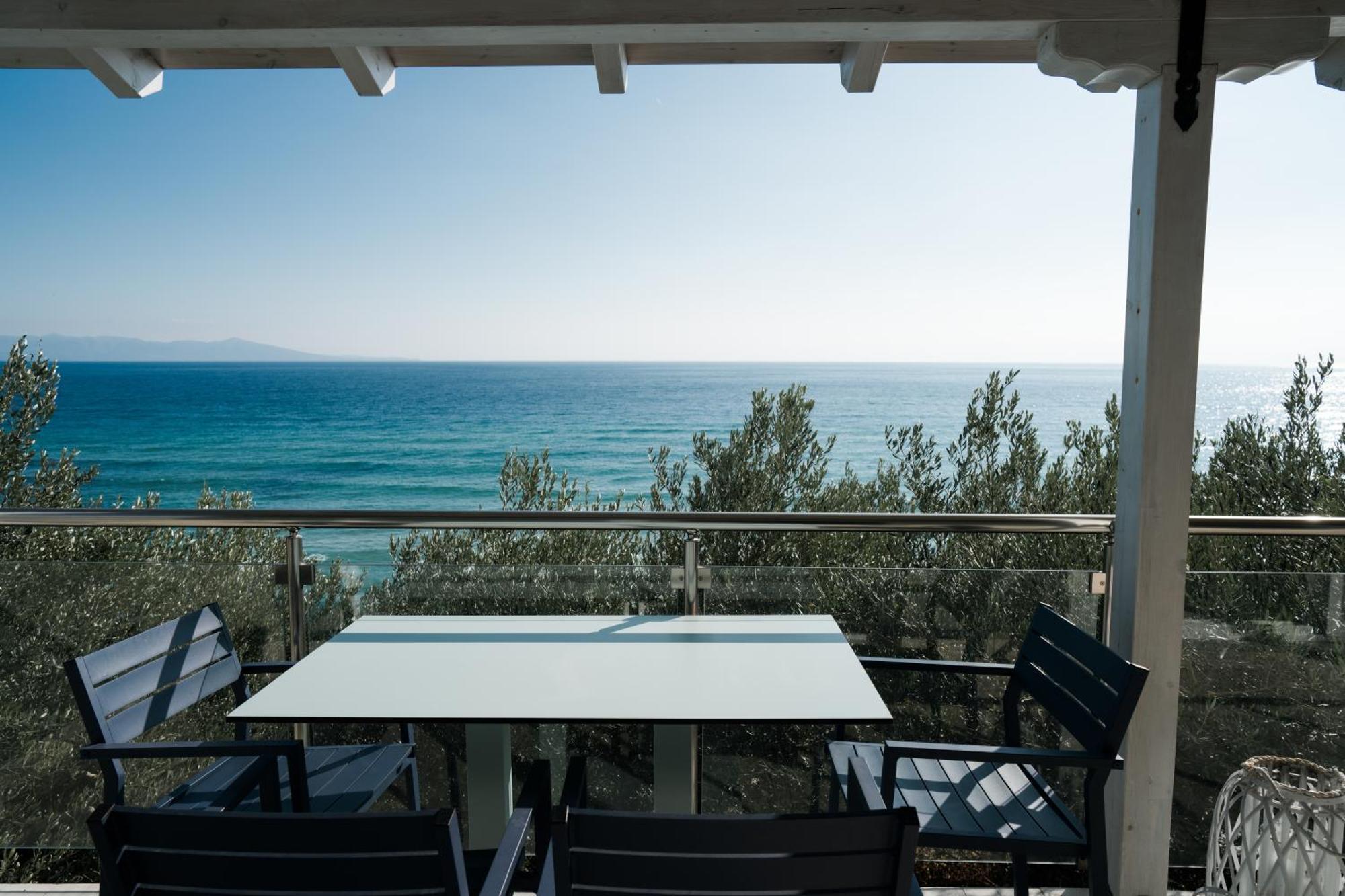 Aegean View Villa Loutra Elevtheron Ngoại thất bức ảnh